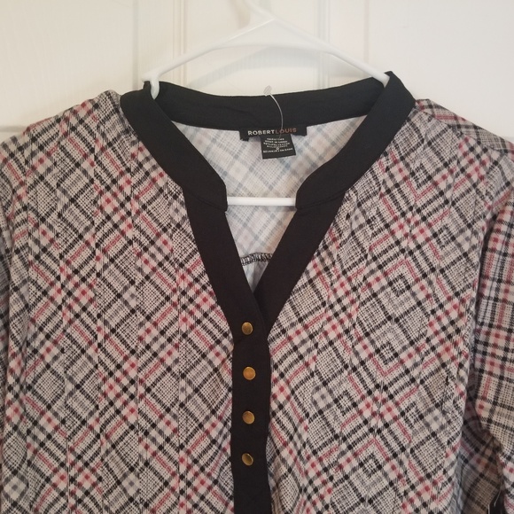 Robert Louis Knit Top NWT Small Convertible Sleeve - Picture 3 of 6